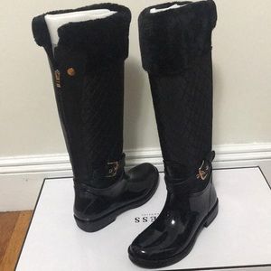Cora Fur Lined Rain Boots